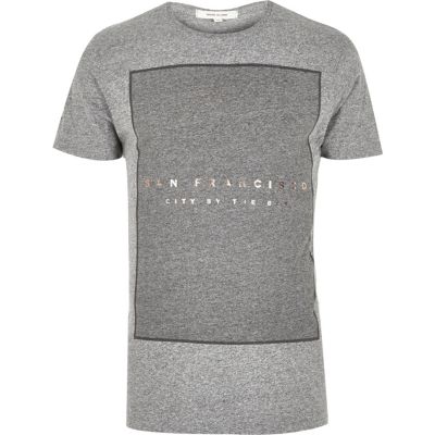 Grey San Francisco print t-shirt
